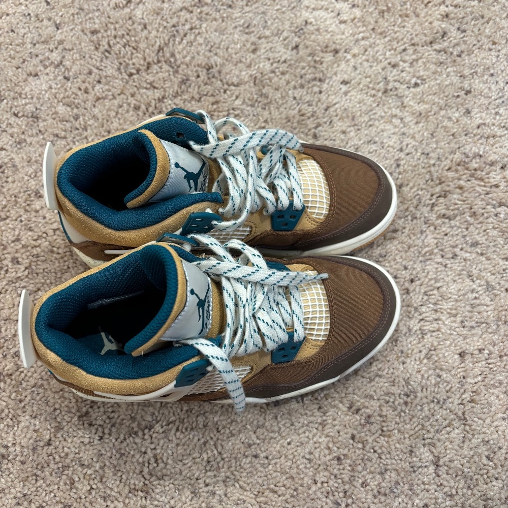 Nike Kids Brown Teal Gold High-Top Sneakers
